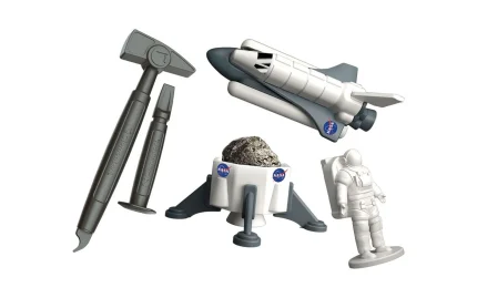 Our Space Asteroid Shuttle game, set, Clementoni