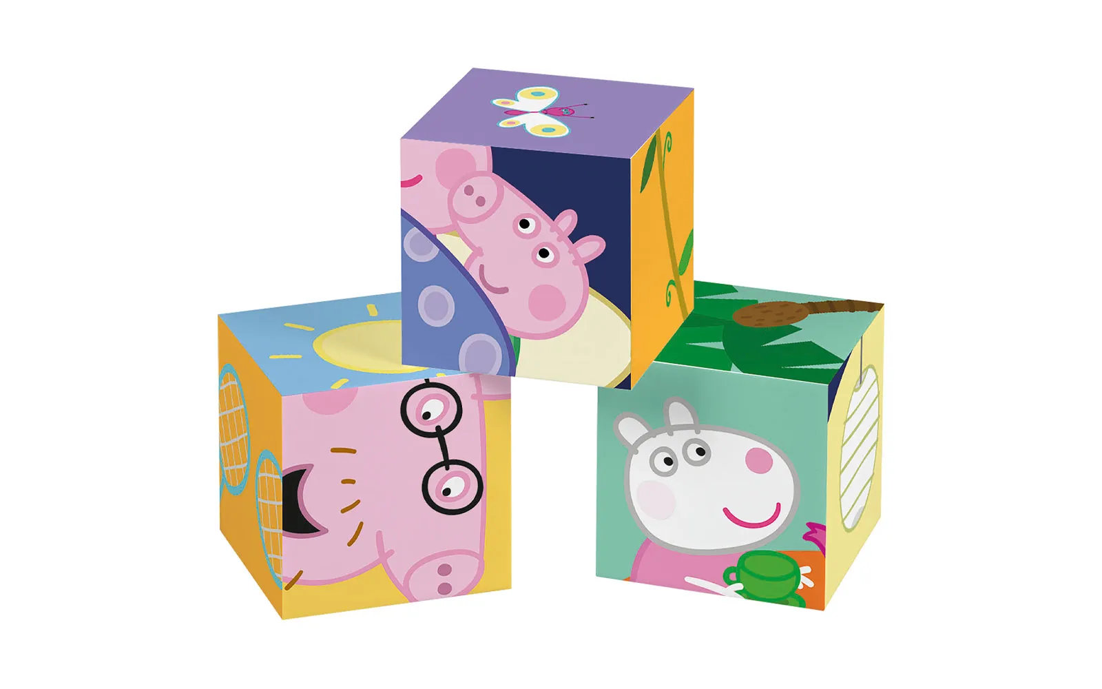 Puzzles in the shape of cubes, 12 pieces, Clementoni Puzzles in the shape of cubes, 12 pieces, Clementoni