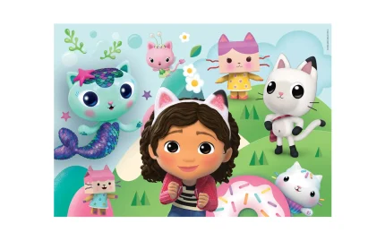 Gabbys Puppenhaus-Puzzle, 2 x 60 Teile, Clementoni-1