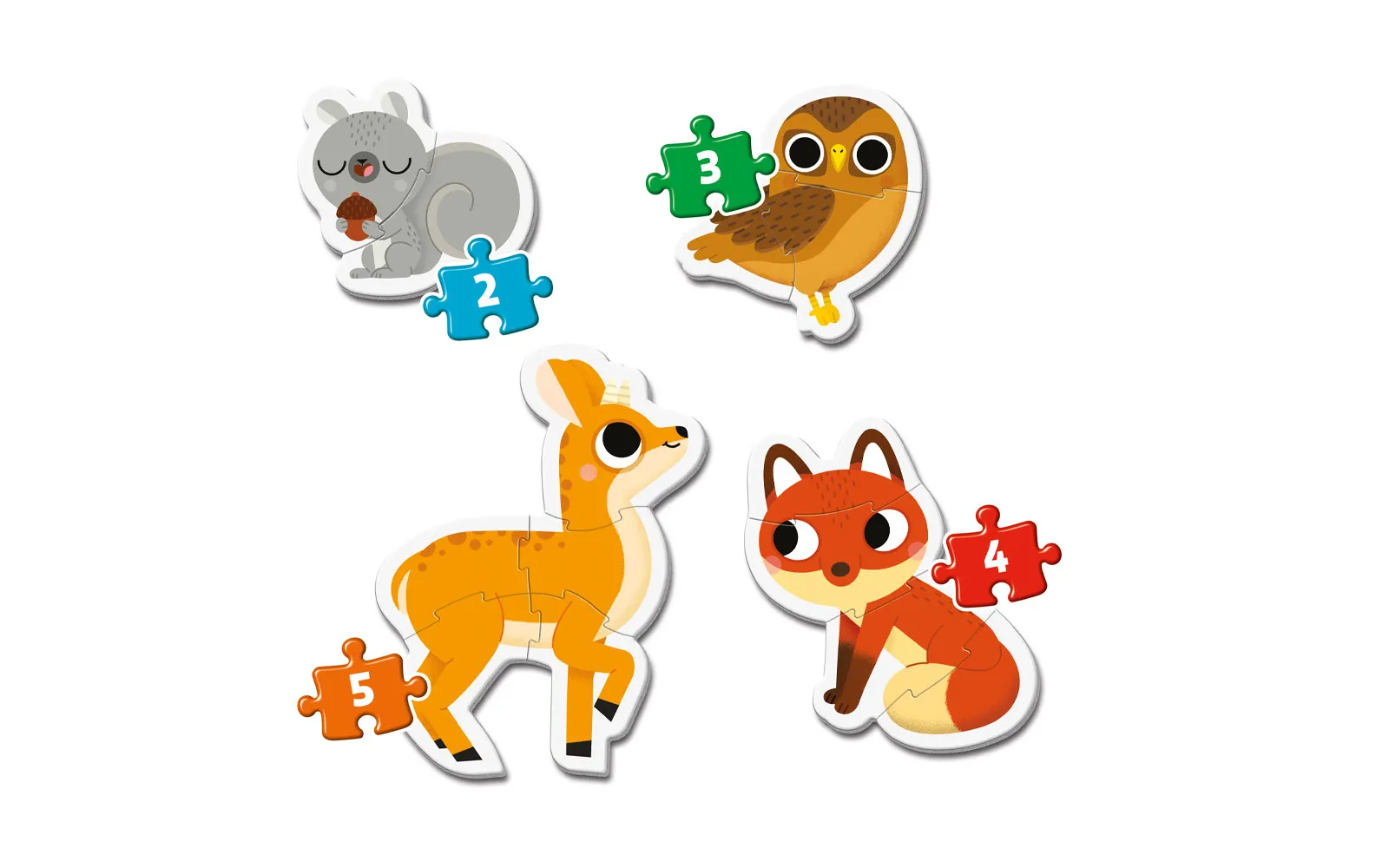 My First Baby Puzzle - Forest Animals, Clementoni My First Baby Puzzle - Forest Animals, Clementoni
