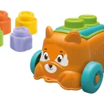 Clemmy soft blocks in a car, Clementoni