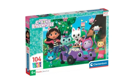 Gabbys Puppenhaus II Clementoni-Puzzle, 104 Teile-1
