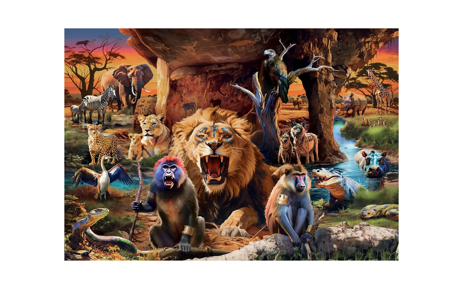 The Tribal Society - Clementoni jigsaw puzzle, 1500 pieces The Tribal Society - Clementoni jigsaw puzzle, 1500 pieces