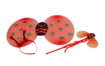 Carnival toys ladybug wings + antennae + stick