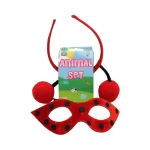 Carnival toys mask + hoop feelers ladybug