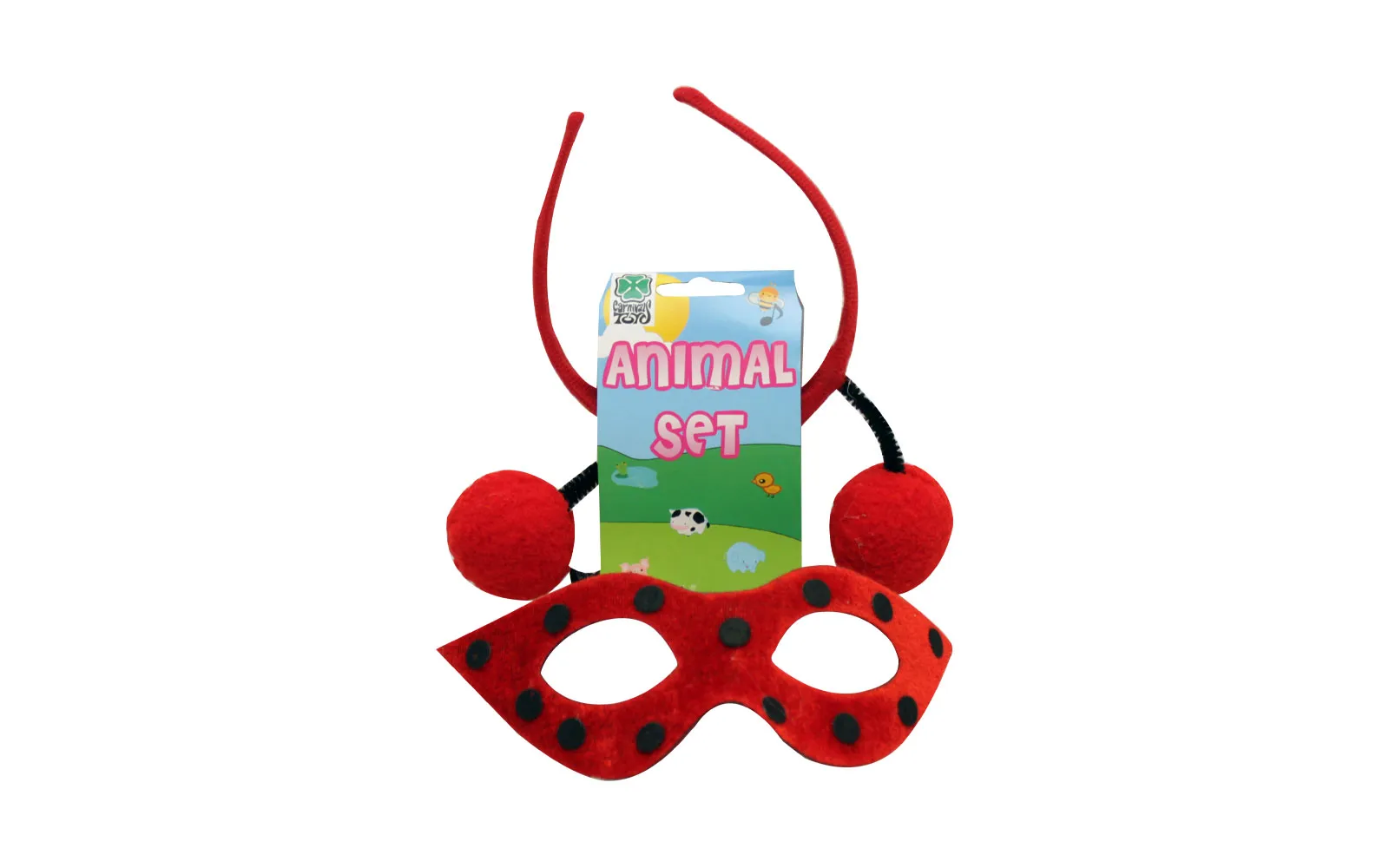 Carnival toys mask + hoop feelers ladybug Carnival toys mask + hoop feelers ladybug