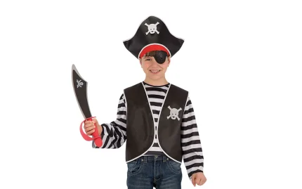 Carnival toys pirate jacket + hat