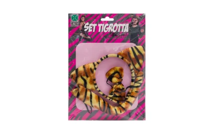 Karneval Spielzeug Reifen Tiger + Schwanz + Schmetterling-1