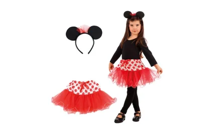 Carnival set mouse in red color