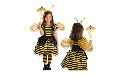Karnevalsspielzeug Bienenflügel + Reifen + Stock-1