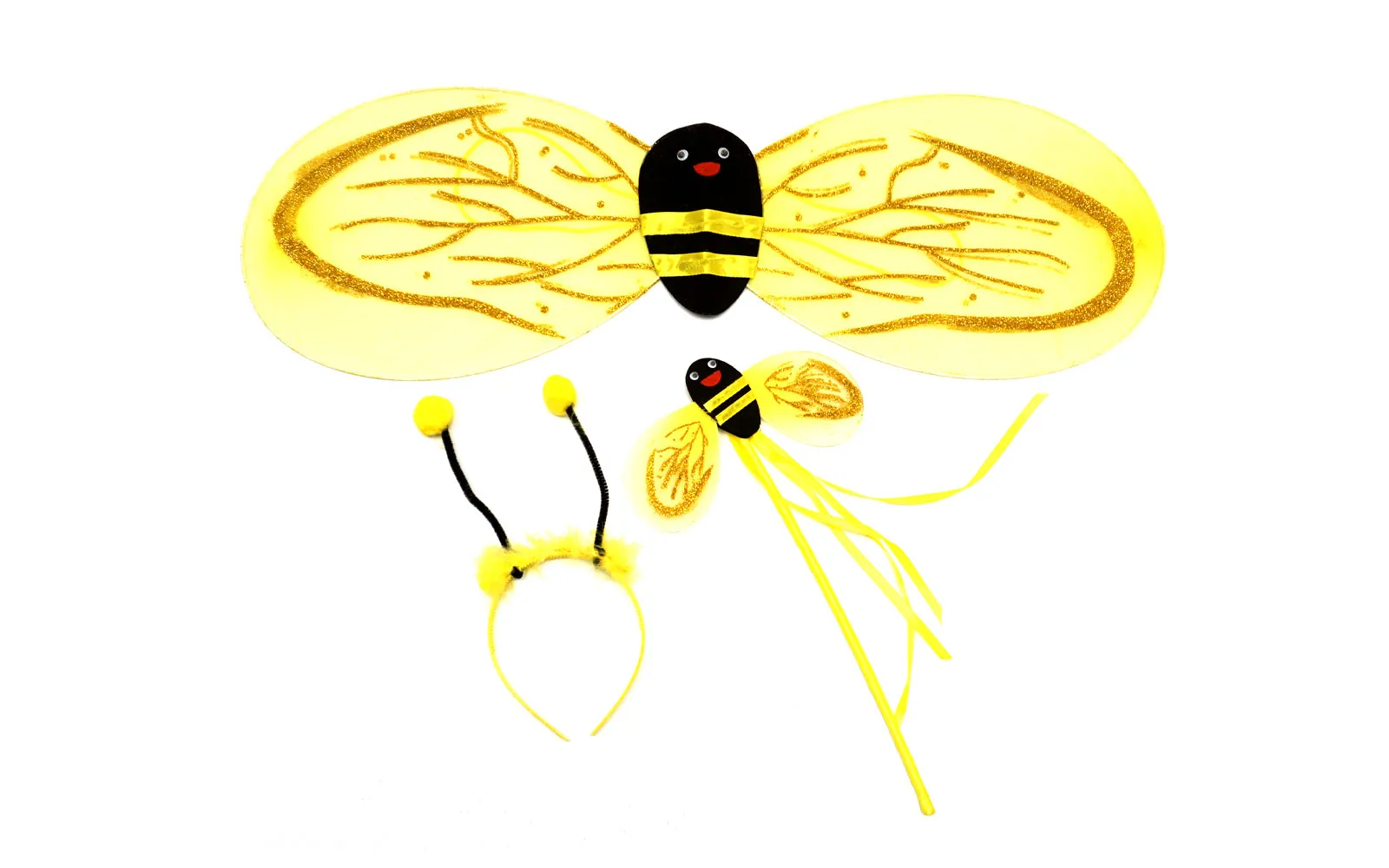 Carnival toys bee wings + hoop + stick Carnival toys bee wings + hoop + stick