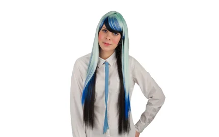 Carnival toys colorful long wig