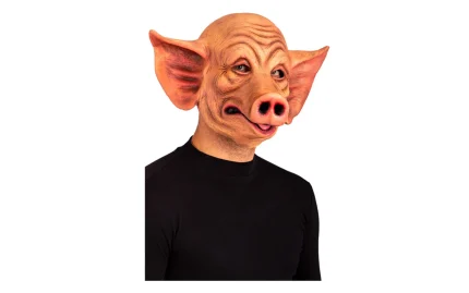Carnival toys pig mask, rubber