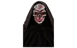 Graue Totenkopfmaske mit Leuchteffekten, Carnival Toys-1