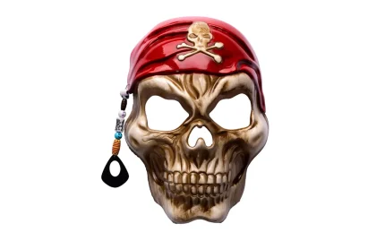 Skeleton pirate mask, Carnival Toys