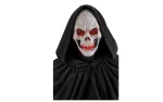 Weiße Totenkopfmaske mit Leuchteffekten, Carnival Toys-1