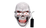 White skull mask with glowing effects, Carnival Toys