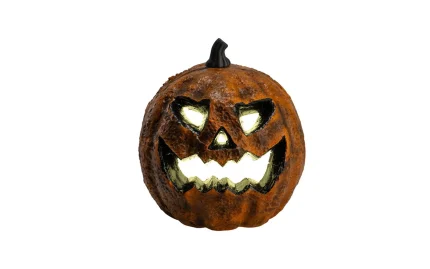 Decorative pumpkin, with a light, 23 cm, Carnival Toys