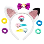 Haar-Set mit 8 Teilen und Katzenohren, Gabbys Puppenhaus