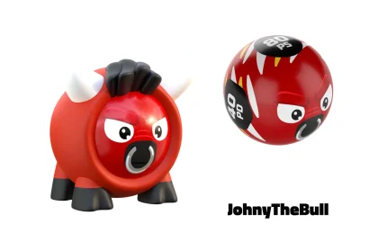 Freak Marbles, 6 pieces, red