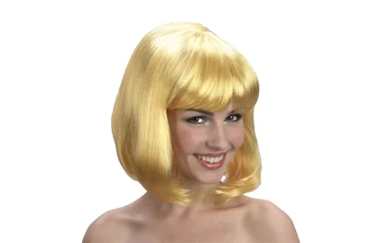 Carnival wig bob three different colors