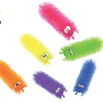 Unikatoy Squeeze Balloon Caterpillar with light, 23 cm