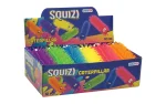 Unikatoy Squeeze Ballon Raupe mit Licht, 23 cm-1
