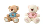 Sitzender Teddybär mit Hemd, 23 cm, Unikatoy-2