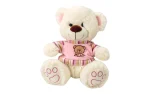 Sitzender Teddybär mit Hemd, 23 cm, Unikatoy-1