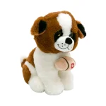 Plush sitting St. Bernard puppy, 25 cm