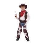 Children's carnival costume Cowboy with a brown jacket