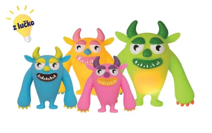 Monster Squizi Figure with Light, Unikatoy