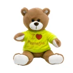 Plush teddy bear with a shirt, I Love Postojna, 20 cm