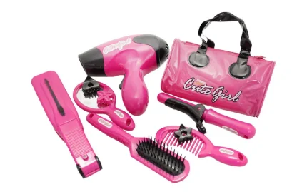 Beauty set + hairdryer, battery operated