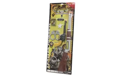 Cowboy rifle western, set