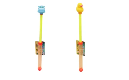 Animal stick with syringe, 29 CM-Unikatoy