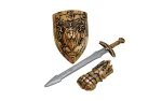 Knightly sword with shield, set