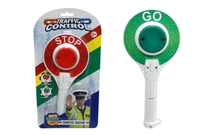 Police paddle Stop&Go, with light