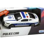 Police car with sound and lights, 17 cm, Unikatoy