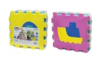 Baby Schaumstoffpuzzle mit Fahrzeugmotiv, 9 Teile, Unikatoy-2